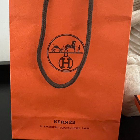 Hermes Empty Gift Box, Bag and Logo Ribbon - Picture 5 of 6